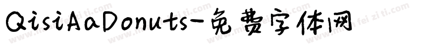 QisiAaDonuts字体转换
