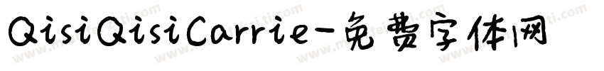QisiQisiCarrie字体转换