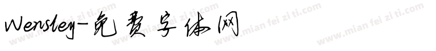 Wensley字体转换