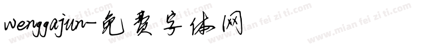 wenggajun字体转换