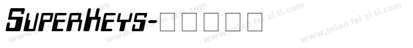 SuperKeys字体转换