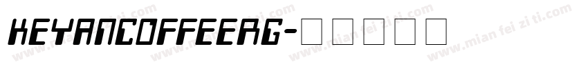 keyancoffeerg字体转换