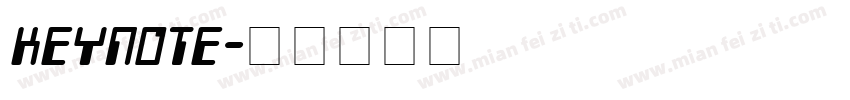 keynote字体转换