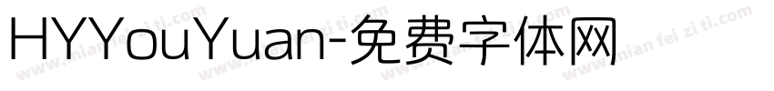 HYYouYuan字体转换