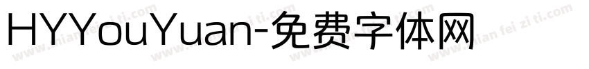 HYYouYuan字体转换
