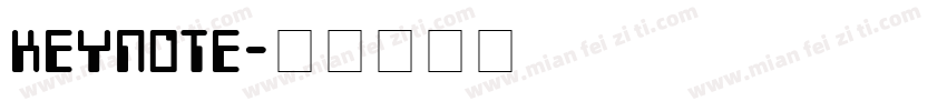 keynote字体转换