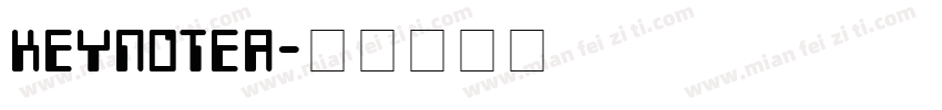 keynotea字体转换