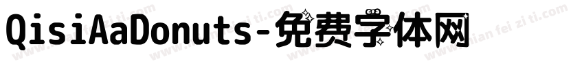 QisiAaDonuts字体转换