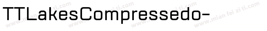 TTLakesCompressedo字体转换