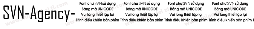 SVN-Agency字体转换
