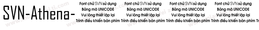 SVN-Athena字体转换