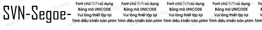 SVN-Segoe字体转换