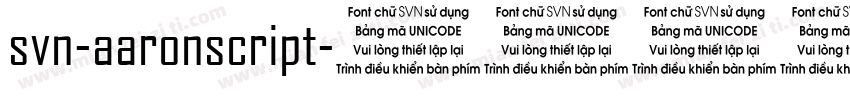 svn-aaronscript字体转换
