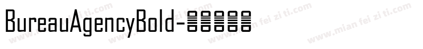 BureauAgencyBold字体转换
