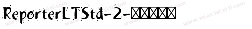 ReporterLTStd-2字体转换