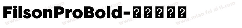 FilsonProBold字体转换