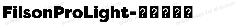 FilsonProLight字体转换