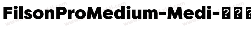 FilsonProMedium-Medi字体转换