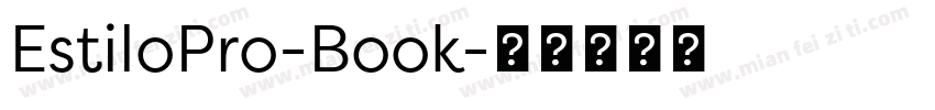 EstiloPro-Book字体转换