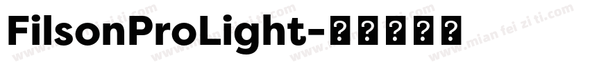 FilsonProLight字体转换