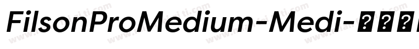 FilsonProMedium-Medi字体转换