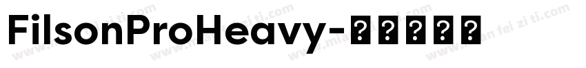 FilsonProHeavy字体转换