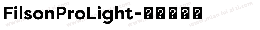 FilsonProLight字体转换