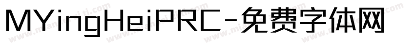MYingHeiPRC字体转换