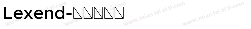 Lexend字体转换