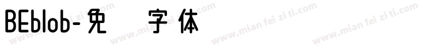 BEblob字体转换