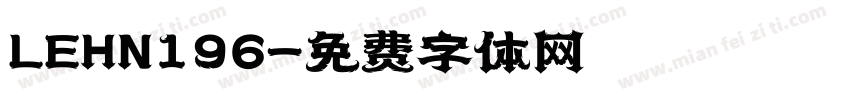 LEHN196字体转换