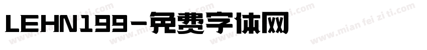 LEHN199字体转换