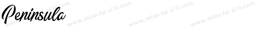 Peninsula字体转换