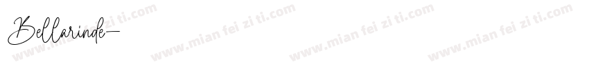 Bellarinde字体转换