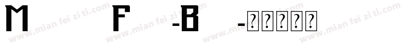 MainsainFont-Bold字体转换