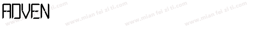 adven字体转换