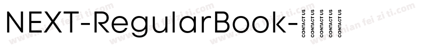 NEXT-RegularBook字体转换