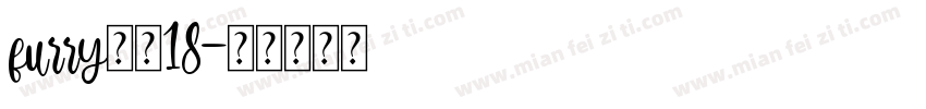 furry动画18字体转换