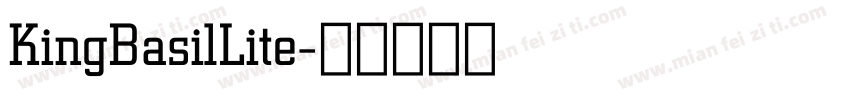 KingBasilLite字体转换