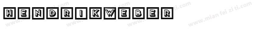 HendrikWeber字体转换