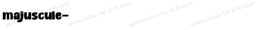 majuscule字体转换
