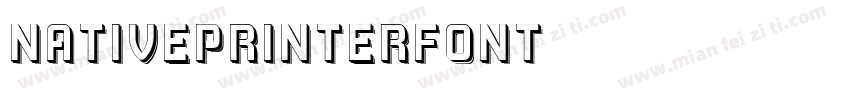 NativePrinterFont字体转换