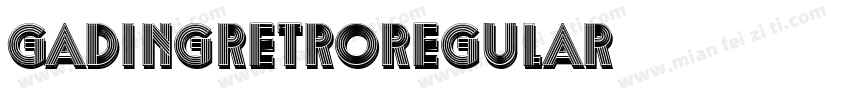 GadingRetroRegular字体转换