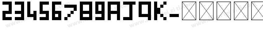 23456789AJQK字体转换