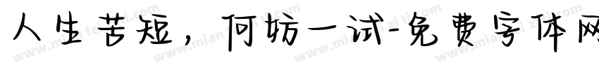 人生苦短，何妨一试字体转换