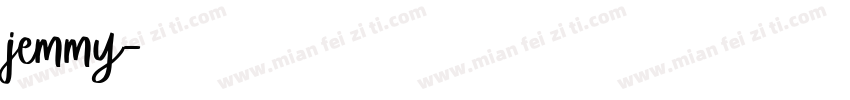 jemmy字体转换