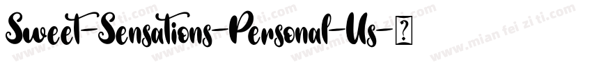 Sweet-Sensations-Personal-Us字体转换