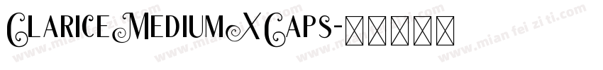 ClariceMediumXCaps字体转换