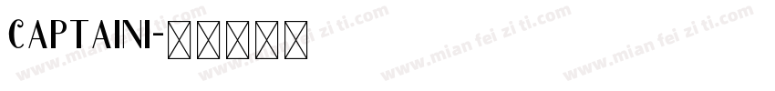 captaini字体转换