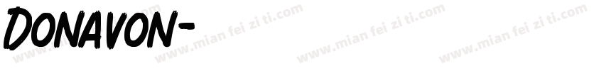 Donavon字体转换